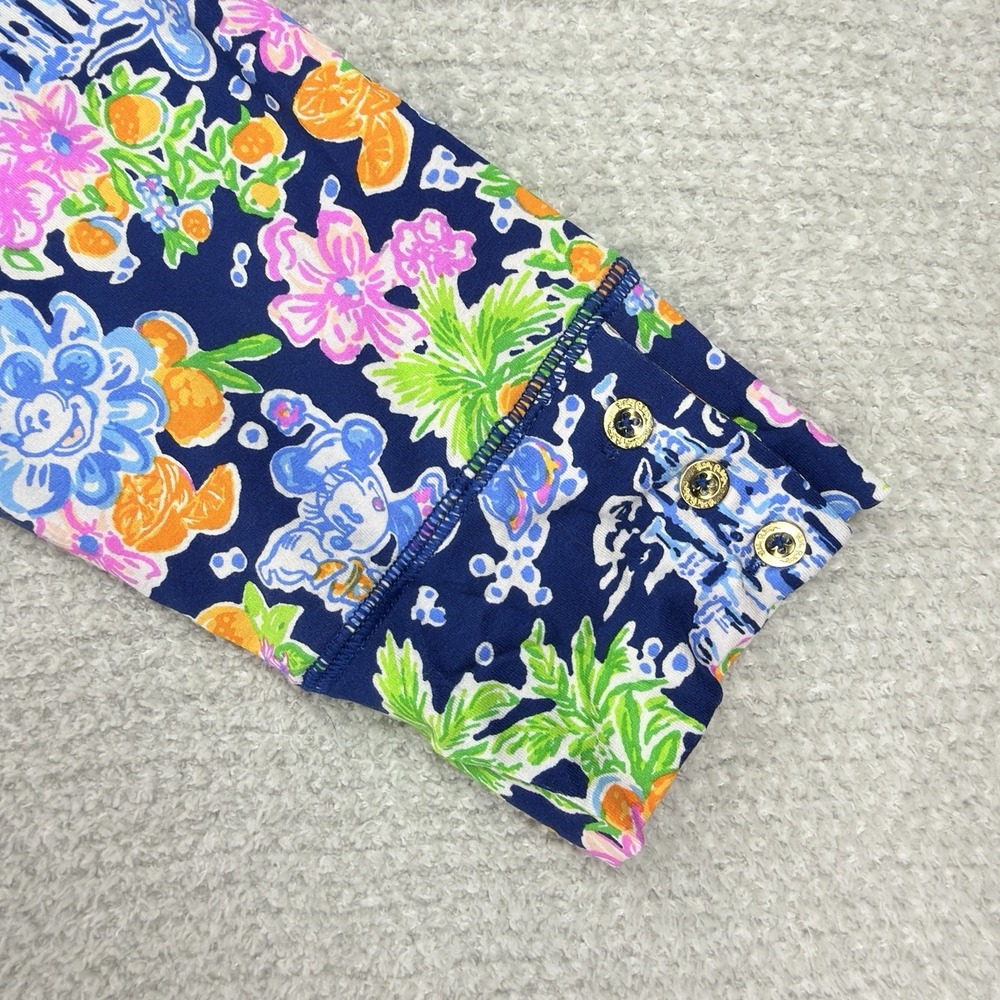 Disney Parks Lilly Pulitzer Sophie Dress XL Lilly Loves Disney Mickey Floral - Picture 4 of 12